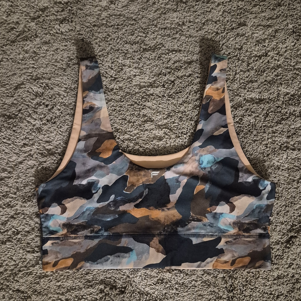 Fabletics Size Large Camouflage Patterned Sports … - image 2